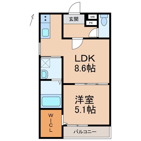 和歌山駅 徒歩13分 1階の物件間取画像